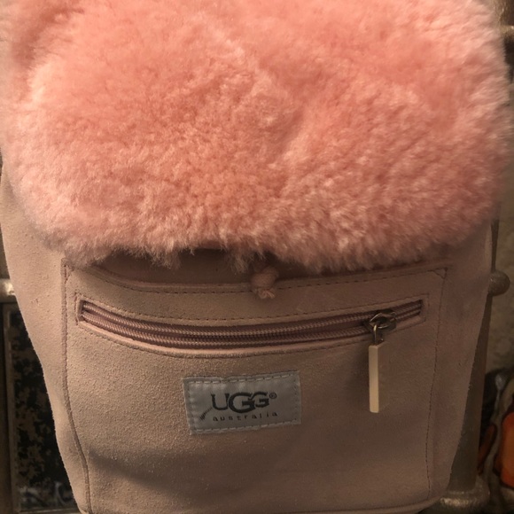 COPY - UGG Suede Small Pink Backpack - Picture 2 of 7
